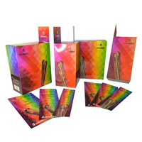 Échantillons gratuits Fabricant d'emballage Carton de détail de comptoir Présentoir pré-papier Boîtes d'emballage en rouleau de papier pour cigares personnalisées