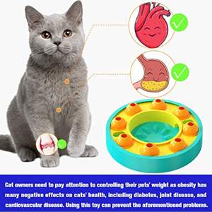 Dispensador de alimentos de juguete de rompecabezas ecológico para perros y gatos, alimentación lenta moderna que promueve el desarrollo del cerebro, reduce <span class=keywords><strong>la</strong></span> <span class=keywords><strong>obesidad</strong></span>, viene <span class=keywords><strong>en</strong></span> caja - Product Image 4
