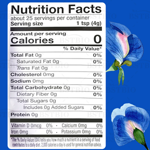 BSTBIO 450 Mesh OEM Marque Privée Colorant Naturel <span class=keywords><strong>Bleu</strong></span> <span class=keywords><strong>Matcha</strong></span> Qualité Alimentaire 100g/sac Poudre de Fleur de Pois Papillon - Product Image 3