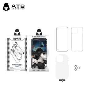 ATB <span class=keywords><strong>4</strong></span> trong 1 bảo vệ đầy đủ bộ rõ ràng điện thoại trường hợp Tempered Glass bảo vệ màn hình máy ảnh bảo vệ cho <span class=keywords><strong>iPhone</strong></span> 15 14 13 Pro Max - Product Image 1