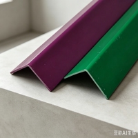 Protection d'angle murale en PVC décoratif pour carrelage, vente en gros
