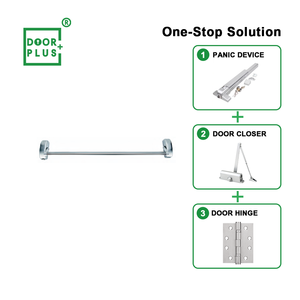 Dispositif de sortie de secours en acier inoxydable Doorplus, <span class=keywords><strong>barre</strong></span> <span class=keywords><strong>anti</strong></span>-<span class=keywords><strong>panique</strong></span> en aluminium pour <span class=keywords><strong>porte</strong></span> - Product Image 5