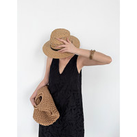 Robe longue décontractée blanche pour femme, élégante, de haute qualité, avec broderie lourde, col en V et sans manches, idéale pour l'été