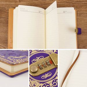 Custom <b>Journal</b> Purple Plain Customized Painting Drawing Blank <b>Journal</b> Spiral Leather PU Notebook for Students School - Product Image 2
