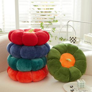 Vendita calda della fabbrica a basso prezzo e bassa qualità moq cuscino di zucca per bambini morbido peluche arancione creativo cuscino di peluche personalizzato - Product Image 3