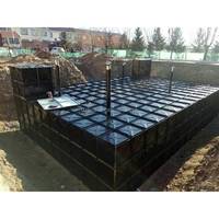 Vente flash : Réservoir de stockage d'eau souterrain GSC BDF, acier pressé, modulaire, sectionnel, conteneurs d'eau de pluie souterrains, prix des panneaux