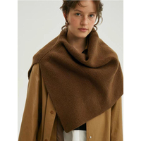 Écharpe carrée courte en satin respirant pour femme, idéale pour l'hiver, style mode superposé, vente en gros
