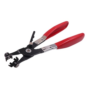 Zinc Plated Steel Automotive <b>Car</b> Water Pipe Clamp Pliers Straight Throat Hose Tool with Bendable Wire <b>Clip</b> for Holding - Product Image 1