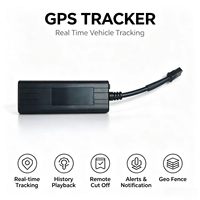 Mini traceur GPS 2G étanche pour voiture, protocole Tk003, montage sur tableau de bord, suivi PC, coupure moteur, détection ACC pour la gestion de flotte