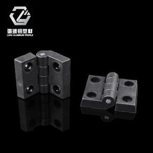 Bisagra de perfil de aluminio Luhu 40x40mm de nailon, conector industrial de aleación de aluminio para puertas y ventanas - Product Image 1
