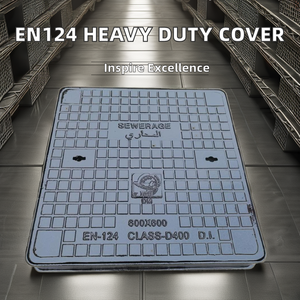 EN124 주철 맨홀 커버 헤비 듀티 유틸리티 맨홀 커버 <span class=keywords><strong>Dci</strong></span> 맨홀 커버 - Product Image 3