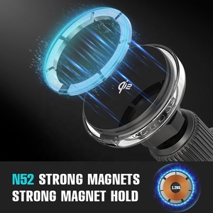 Cargador inalámbrico de coche de refrigeración con ventilador magnético Qi2 15W de precio competitivo con luz ambiental - Product Image 5