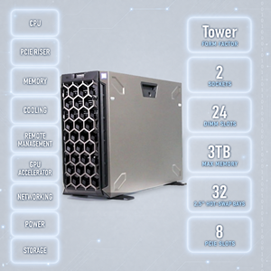 T640 Tower-<span class=keywords><strong>Server</strong></span> PowerEdge T420 T430 T440 T550 T560 T620 T630 Web RAID SAS Mail Speicher Backup Netzwerk - Product Image 2
