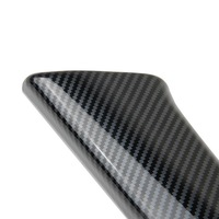 Kit de mise à niveau intérieur pour console centrale, style fibre de carbone ABS, finition polie, installation avec ruban adhésif 3M pour Dodge Charger 2026