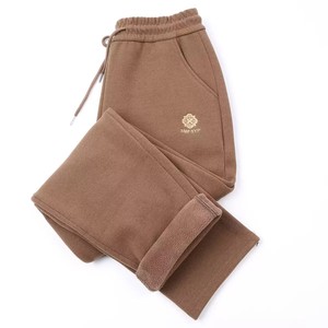 Modello QYK001 da 5,85 Dollari, <span class=keywords><strong>Pantaloni</strong></span> Invernali in <span class=keywords><strong>Pile</strong></span> per Donna Taglia XL-5XL, <span class=keywords><strong>Pantaloni</strong></span> da Jogging per Ragazze con Tasche - Product Image 5