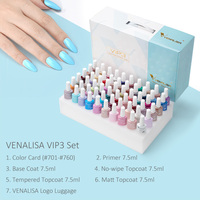 Usine en gros VENALISA VIP3 nouveauté 60 couleurs parfaites Gel vernis Kit mise à niveau 7.5ml jeunes couleurs classique ongles Gel ensemble