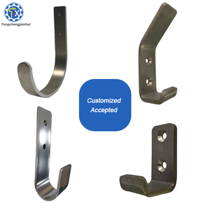 Nhà máy cung cấp tùy chỉnh nhiệm vụ nặng nề 304 thép không gỉ <span class=keywords><strong>J</strong></span> móc Anodized nhôm treo tường phẳng <span class=keywords><strong>J</strong></span> móc tùy chỉnh chân đế - Product Image 6