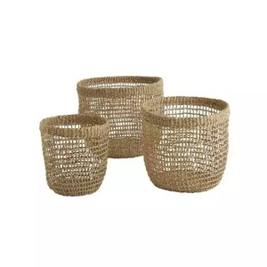 High Quality Seagrass <b>Storage</b> Bins <b>Large</b> Shaped Manufacturer Direct Wholesale Competitive Price - Product Image 4