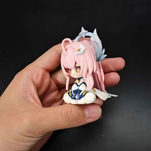 Wuthering Waves Q-version Assis Amis 2D Jeu Figure PVC Modèle Jouet GK Bureau Ornement Cadeau - Product Image 4