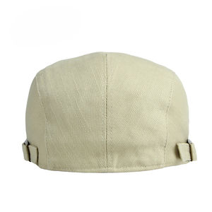 Chapeau seau en coton respirant léger pour hommes, béret <span class=keywords><strong>blanc</strong></span> uni vintage pour femmes - Product Image 4