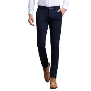 2023 OEM fabrika tedarikçisi çin ucuz yeni sıcak satış yüksek kaliteli düz pantolon Suit pantolon resmi rahat Golf pantolon erkekler