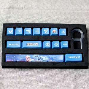 Teclas Personalizadas <span class=keywords><strong>Valorant</strong></span>, Juego de 14 Teclas para Teclados Mecánicos, Todos los Agentes, Habilidades, Efecto Hall, Equipo de Juego FPS, Teclas con el Completo Roster - Product Image 5