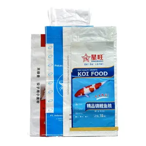 50kg PP Woven Packaging Bag Polypropylene PP Woven Sack For Grains Rice Flour Feed Fertilizer Bag