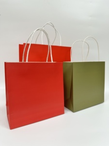 Sacs en papier de luxe pour cadeaux et boutiques, personnalisé<span class=keywords><strong>s</strong></span> à bas prix, A3/A4/A5, avec poignée, en papier recyclé, écologiques, pour vêtements - Product Image 2