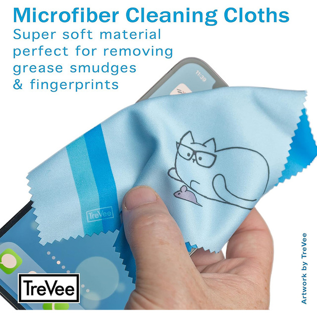 OEM Hot-Selling Reusable Microfiber Cleaning Cloths for Wipes Glasses Phone Screen Lens