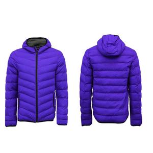 Veste à capuche matelassée personnalisée pour hommes matelassée 100% polyester coupe régulière à capuche pour hommes respirante 2023 North - Product Image 3
