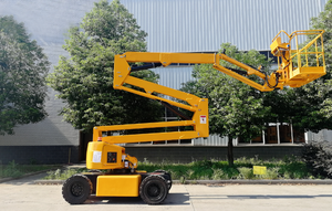 順車工場セール 350kg 250kg積載能力 リフト 14 18 20 22メートル 電動またはディーゼル式マンリフト ブームリフト - Product Image 4