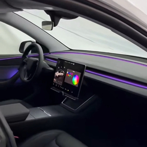 Luz Ambiental para Auto de Alta Calidad, Tira LED Acrílica Symphony, Lámpara Interior para Tesla Model 3/Y 2023-2025 - Product Image 4