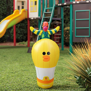 Jouet gonflable pour enfants JOSEN, animal sauteur de haute qualité, jouet en plastique PVC gonflable durable, panda imbattable - Product Image 3