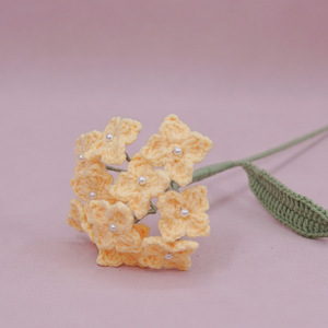 Handmade Knitted Crochet Hydrangea and <strong>Daisy</strong> Artificial Flowers-Beautiful Colorful <strong>Gifts</strong> for Mother's Day Easter New Year - Product Image 5