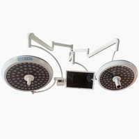 Haute qualité double bras plafond médical lampe sans ombre chirurgie lampe d'opération Ot lumière avec écran d'affichage de caméra