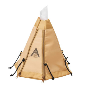 En stock: Caja de pañuelos para tienda de campaña, bolsa de pañuelos colgante con cremallera para camping al aire libre, caja de papel higiénico para coche. - Product Image 5