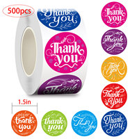 Rouleau d'étiquette d'imprimante de papier thermique de taille de logo personnalisée étiquettes d'expédition pour emballage cadeau