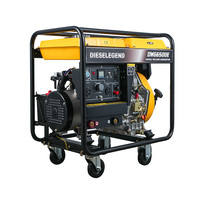 Générateur de soudage diesel de type ouvert DWG6500E 2KW/5KW, générateur de soudage portable, générateur diesel, démarrage électrique, AVR