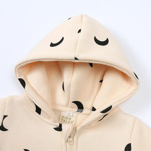 BOTTCOOLA 사용자 정의 면 아기 장난꾸러기 도매 안전 지퍼 수면 세트 신생아 <span class=keywords><strong>onesie</strong></span> 따뜻한 두꺼운 잠옷 아이 천 여우 잠옷 - Product Image 3