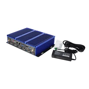 Embedded Compact Mini Industrial Computers System Unit In Industry With WiFi Dual Display LAN 4 USB 6 COM