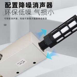 Nuevo Generador de Vacío JQC CV20HS, Válvula Neumática Anti-Oxidación con Rosca de 1/4 pulg. para Elevadores de Vacío - Product Image 3