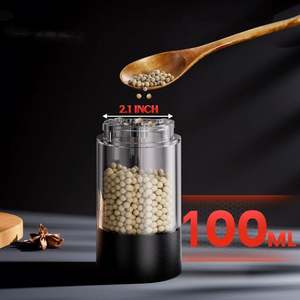 Ensemble moulin à sel et à poivre électrique automatique à piles, facile à remplir, capacité accrue avec LED - Product Image 5