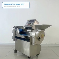 Dubbele Kop Groentensnijder 3.15KW Elektrische Groentehakmachine Aardappel Snijder Snijmachine Shredder voor Voedselverwerkingsbedrijven