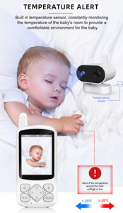 Moniteur vidéo pour bébé avec écran IPS de 2,8 pouces, vision nocturne 720P, <span class=keywords><strong>audio</strong></span> bidirectionnel, 2,4 GHz FHSS, best-seller - Product Image 5