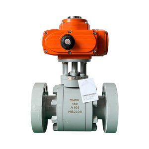 Válvula de Bola Eléctrica DN80 775psi de Acero Inoxidable, Tipo Brida, Fija, para Alta Temperatura - Product Image 1