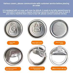 Cho Rõ Ràng Trong Suốt Pet Nhựa Dễ Dàng Mở Lon 250Ml 330Ml 500Ml 650Ml Cho Nước Mềm Nước Trái Cây Rượu Sâm Banh Năng Lượng Đồ Uống - Product Image 4