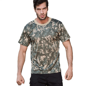 Camiseta Táctica de Camuflaje para Hombre, Impresión Digital, Ecológica, de Secado Rápido, Poliéster/Algodón de Alta Calidad, Cuello Redondo, Manga Corta - Product Image 5