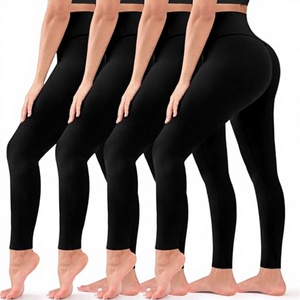 Leggings Deportivos de Mujer, Casuales, con Logotipo Personalizado, Cintura Alta, Súper Suaves, Cómodos, Transpirables, Control de Abdomen, Terciopelo Sólido - Product Image 3