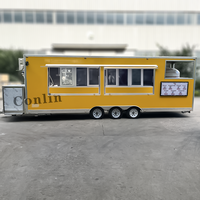 Kebab-Anhänger, Imbisswagen für Hot Dogs, Voll Ausgestatteter Pizza-Truck mit Ofen zum Verkauf