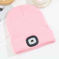 Bonnet tricoté LED rechargeable pour adultes, idéal pour le cyclisme et les sports de plein air – Vente en gros